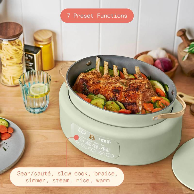 Beautiful 10 in 1 Electric Multi-Cooker, Lavender by Drew Barrymore