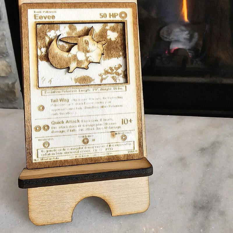 3D Layered Wooden Poke Card