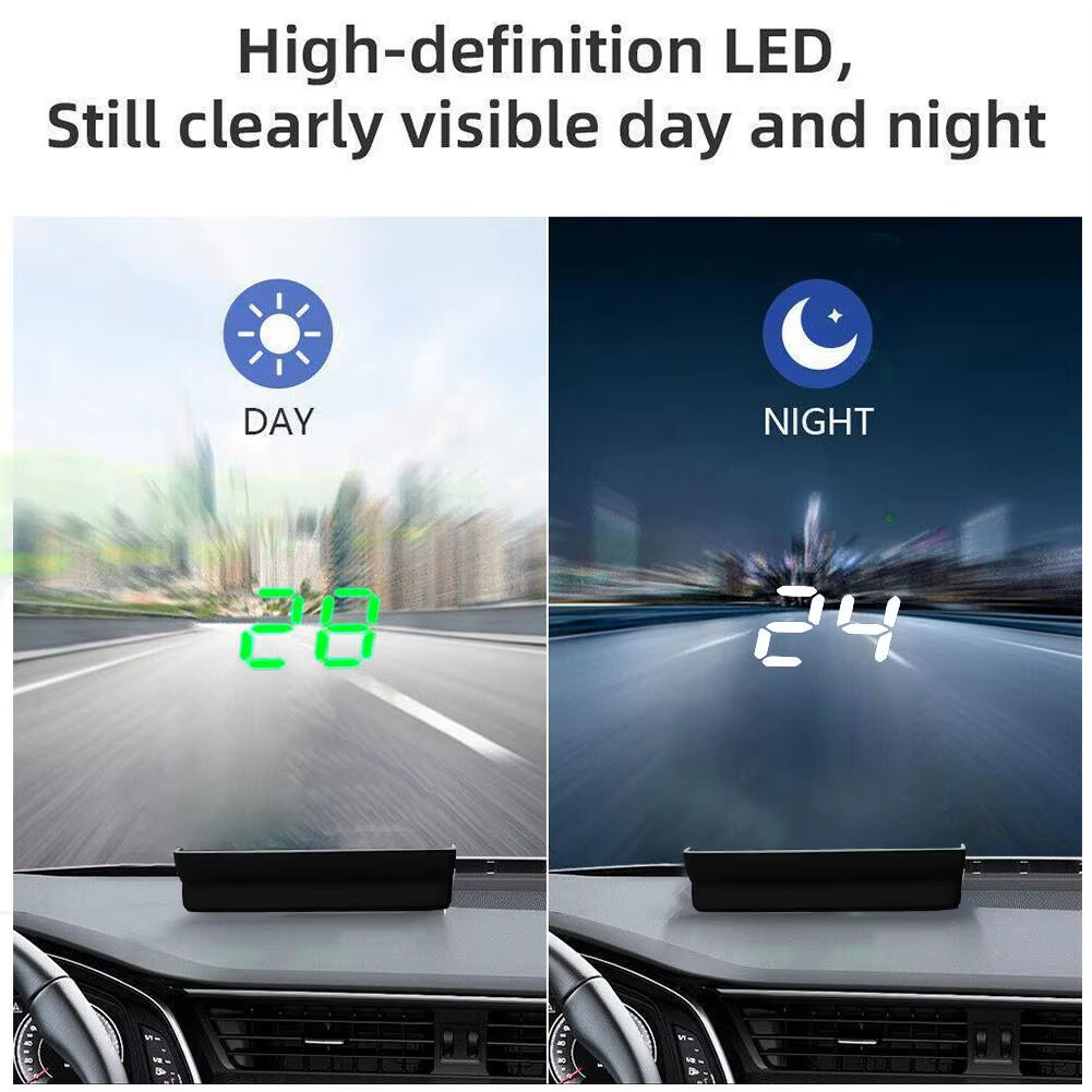 Car Head up Display Auto Electronics HUD Projector Display Digital GPS Digital Speedometer for All Car Electronics Accessories