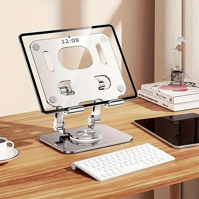 360° Adjustable & Foldable Tablet Stand, Durable Metal Heat Dissipation Desk Tablet Support Bracket, Tablet & Computer Accessories for Iphone Ipad Samsung