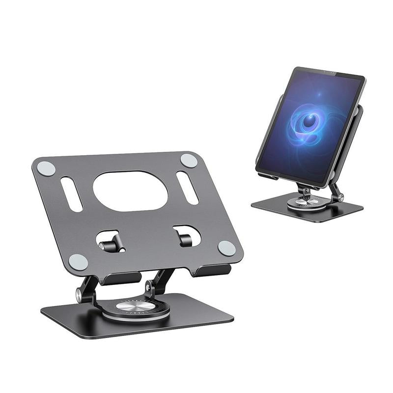 360° Adjustable & Foldable Tablet Stand, Durable Metal Heat Dissipation Desk Tablet Support Bracket, Tablet & Computer Accessories for Iphone Ipad Samsung