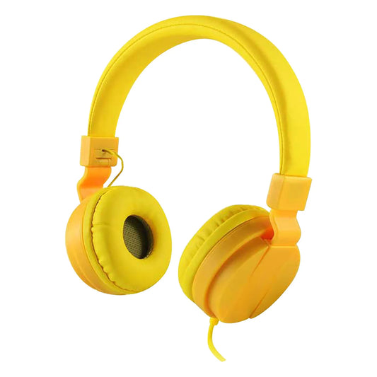 Clearance Electronics  Children Kids Wireless Ear Headphones Bluetooth Headset Earphone Folding Design Yellow One Size