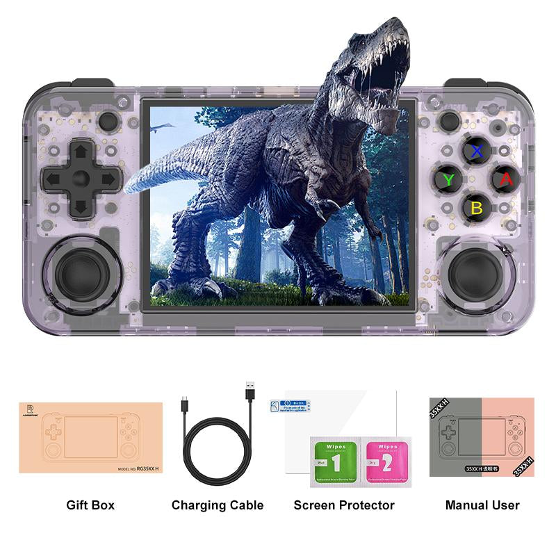 Anbernic RG35XX H Handheld Console, 3.5" IPS Screen, Quad-Core CPU, 3300Mah, 5G Wifi, Bluetooth, HDMI Output, 10,000+ Preloaded Games